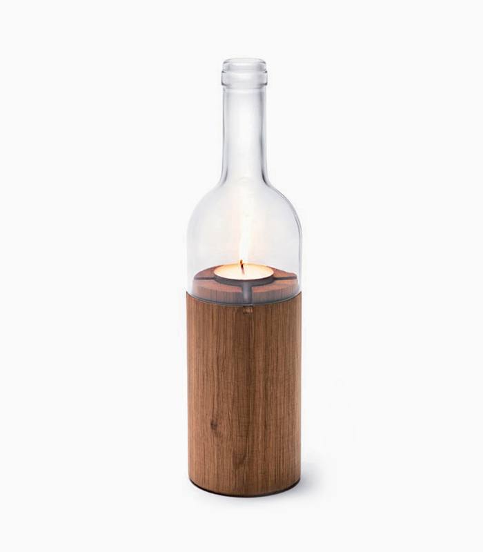 Wine bottle lantern 1